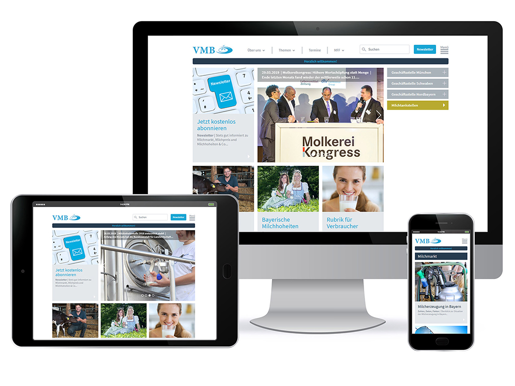VMB Onlineauftritt auch für mobile Endgeräte